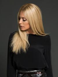 Long Blonde Straight Human Hair Wig – Durable & Natural Look