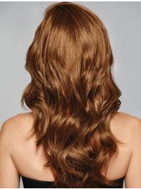 Modern Auburn Wig – 18” Long Wavy Layered Real Human Hair