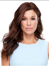 Really Long Auburn Human Hair Wigs with Mono Top for Hairstyles