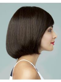 Brown Human Hair Bob Wig – Short Style With Discount Price
