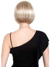 Blonde Short Bob Wigs – Straight Human Hair Lace Front Affordable