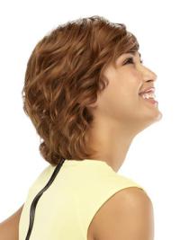 11" Auburn Wavy Wigs Short – Trendy Medium-Length Human Hair