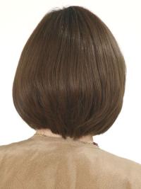 Best Brown Straight Sleek Bob Wigs – Full Lace Human Hair