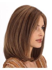 Auburn Bob Wig – Sleek Shoulder-Length Human Hair Lace Front Style