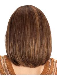 Auburn Bob Wig – Sleek Shoulder-Length Human Hair Lace Front Style