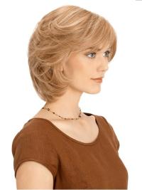 10 Inch Straight Blonde Wig – Stylish Short Human Hair for Women