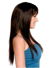 Real Human Hair Auburn Wig – 22" Trendy Style with Bangs