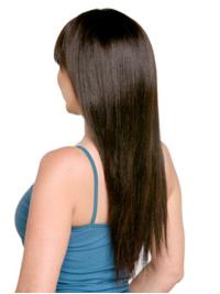 Real Human Hair Auburn Wig – 22" Trendy Style with Bangs