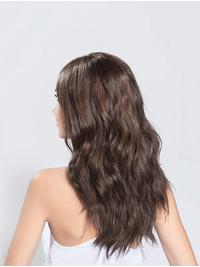 Long Wavy Brown Wig – 100% Hand-Tied Human Hair Online