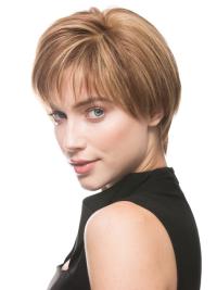 Exquisite Brown Short Human Hair Wigs – Natural Look, Stylish