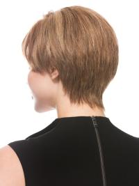 Exquisite Brown Short Human Hair Wigs – Natural Look, Stylish