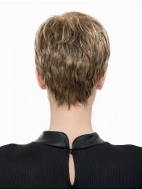 7" Blonde Women Boycut Wig – Cropped Fashion Synthetic Short