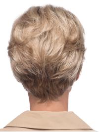 Sassy 8 Inch Blonde Human Hair Wig – With Bangs, Natural Look