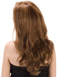 Remy Human Hair Wigs Long – Wavy Auburn Style No Bangs
