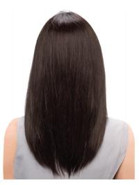 Long Auburn Human Hair Wigs – Monofilament Cap, Natural Look
