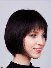 10" Straight Bob Wig – Remy Human Hair, Female Lace Front
