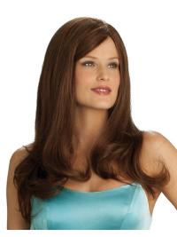 Long Auburn Wig with Bangs – Ideal Real Human Hair for Women