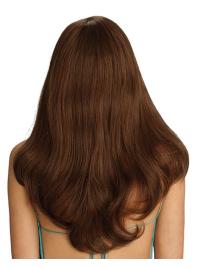 Long Auburn Wig with Bangs – Ideal Real Human Hair for Women