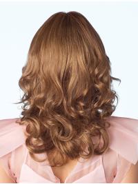 Blonde Curly Human Hair Wig with Bangs – Lace Front Natural Look