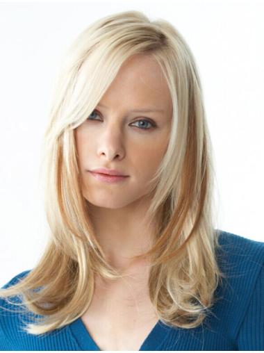 100% Hand-Tied Blonde Straight Wig – Best Remy Human Hair