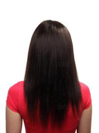 20" Long Human Hair Hand-Tied Wigs – Mono Cap