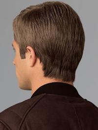 Men’s Short Synthetic Wig – 6" Straight Style, Natural Look