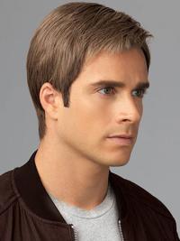 Men’s Short Synthetic Wig – 6" Straight Style, Natural Look