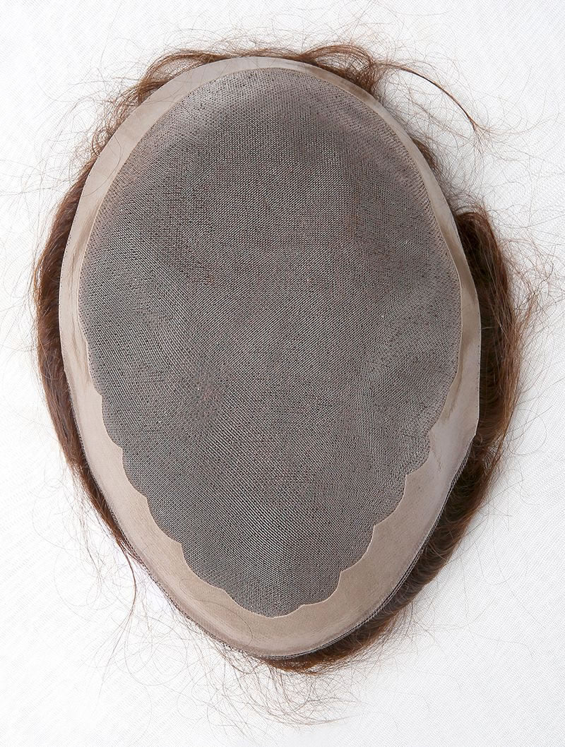 Men’s Synthetic 5 Inch Monofilament Toupee