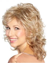 14" Shoulder Length Synthetic Layered Wig Medium Length