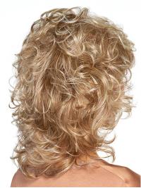 14" Shoulder Length Synthetic Layered Wig Medium Length