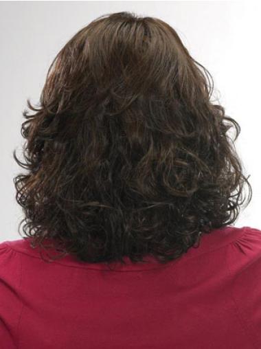 Best Shoulder Length Wavy Wig – Brown Human Hair Long