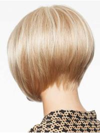 Synthetic Blonde Bob Women Wig Straight Chin Length Discount
