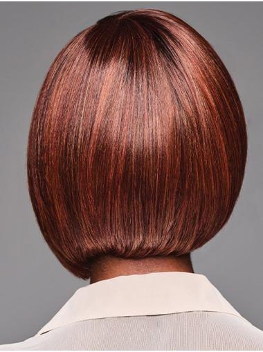 Natural Image 10" Copper Bob Wig – Straight Style for a Chic Look