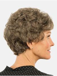 Brown Short Curly Wig with Layers – Synthetic Comfortable Fit