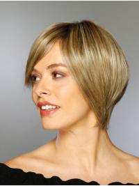 Synthetic Blonde Bob Wig Popular Chin Length Style