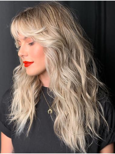 Layered Wavy Synthetic Women Long Wig Natural Look
