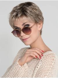 4 Inch Cropped Synthetic Wig Straight Platinum Blonde