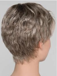 4 Inch Cropped Synthetic Wig Straight Platinum Blonde