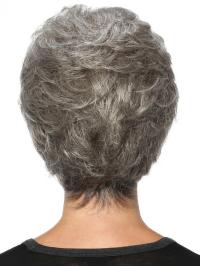 Best Short Wavy Grey Synthetic Hair Wigs Over 50s