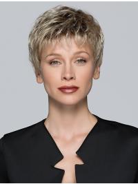 Short Straight Capless Synthetic Wig Natural Look
