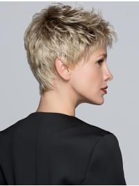 Short Straight Capless Synthetic Wig Natural Look