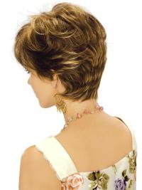 Short Synthetic Wig Brown Classic Style New