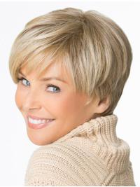 Fashionable 6" Short Synthetic Wig Boycut Style