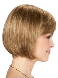 Straight Synthetic Blonde Bob Wig – Chin Length Style