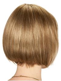 Straight Synthetic Blonde Bob Wig – Chin Length Style