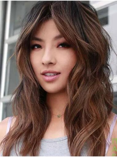 16" Wavy Synthetic Layered Lace Front Wig