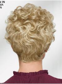 Short 8" Curly Blonde Wig – Trendy Classic Design