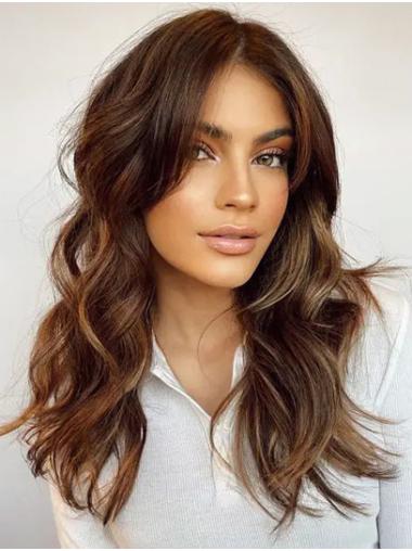 Wavy 18" Synthetic Lace Frontal Wig – Layered Design