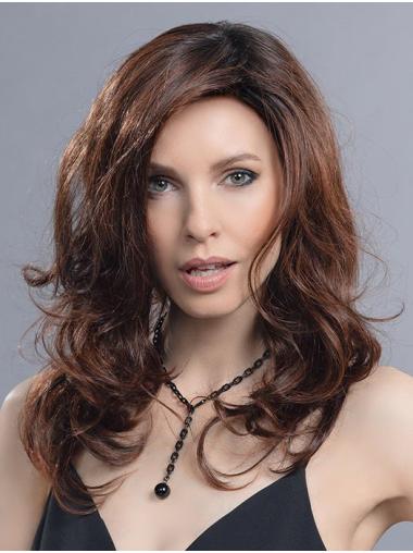 Layered Long Lace Front Wig in Auburn – 100% Remy Human Hair