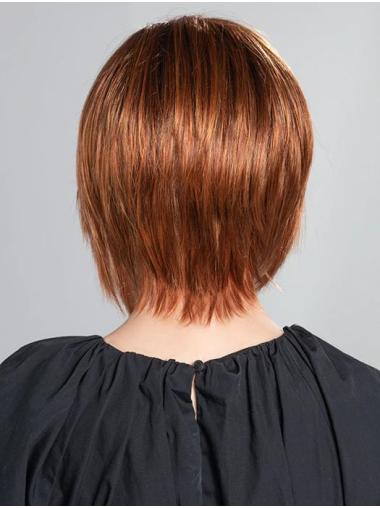 Auburn Bob Wig – 10” Straight Monofilament Design